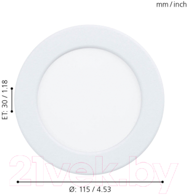 Точечный светильник Eglo Fueva 5 99132