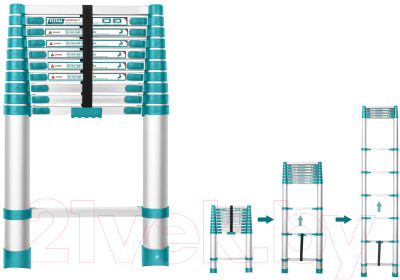 Лестница-стремянка TOTAL THLAD08101