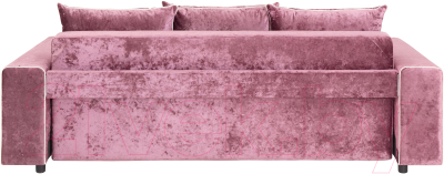 Диван KRONES Цезарь 4 (велюр розовый перламутр)