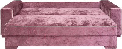 Диван KRONES Цезарь 4 (велюр розовый перламутр)