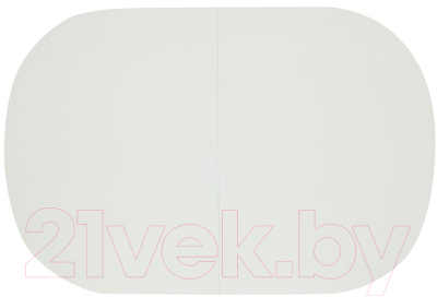 Обеденный стол Tetchair Bosco раскладной (белый/коричневый)