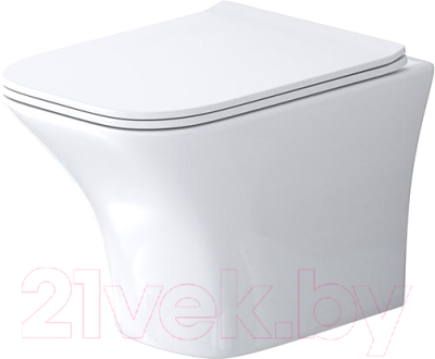 Унитаз подвесной Grossman GR-4476S (с сиденьем) - фото