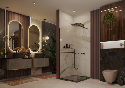 Душевая стенка Ambassador Walk-In 110x200 / 15031234