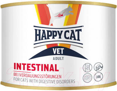 Влажный корм для кошек Happy Cat Vet Diet Intestinal Adult / 70706 - фото
