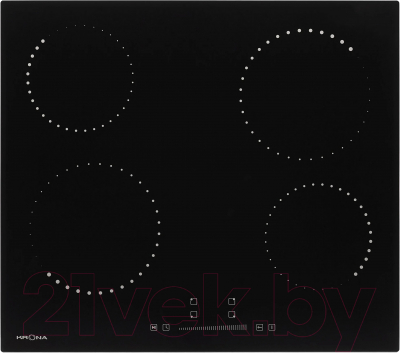 Электрическая варочная панель Krona Corto 60 BL / КА-00002183 - фото