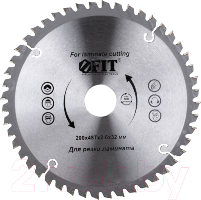 Пильный диск FIT Для циркулярных пил по ламинату / 37779 - фото