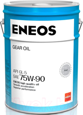 Трансмиссионное масло Eneos Gear Oil 75W90 / EU0080201N - фото