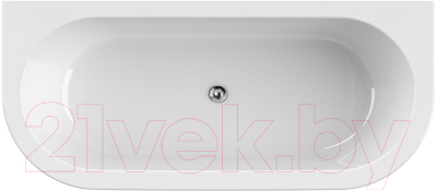 Ванна акриловая Cezares Slim Wall-180-80-60-W37-SET - фото