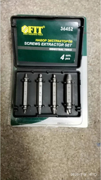 Набор экстракторов FIT Профи S2 сталь / 36452