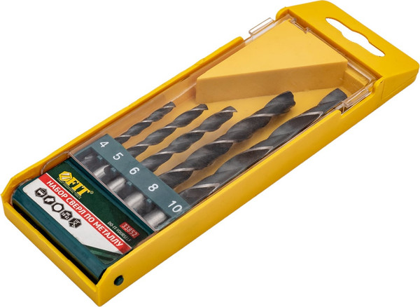 Набор сверл FIT HSS Черненые / 33852 - фото