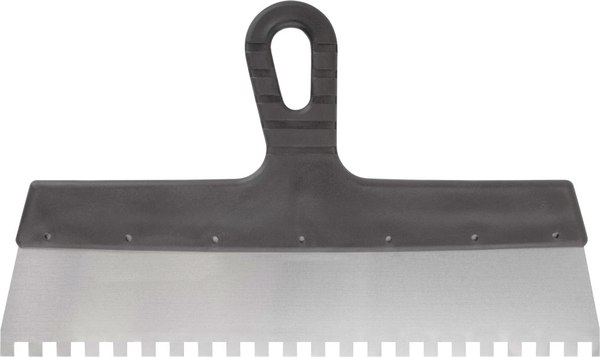 Шпатель Курс Фасадный нержавеющий зубчатый 350мм / 06614 - фото