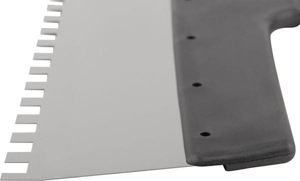 Шпатель Курс Фасадный нержавеющий зубчатый 350мм / 06614