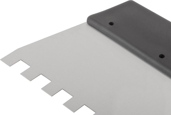 Шпатель Курс Фасадный нержавеющий зубчатый 350мм / 06614