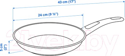 Сковорода Ikea Хемлагад 104.622.22