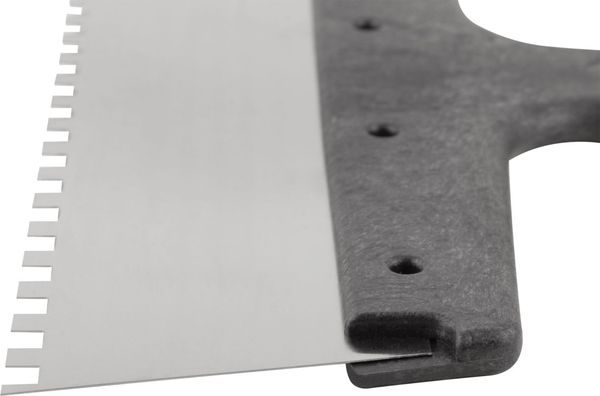 Шпатель Курс Фасадный нержавеющий зубчатый 250мм / 06607