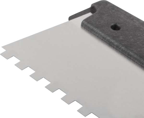 Шпатель Курс Фасадный нержавеющий зубчатый 250мм / 06607