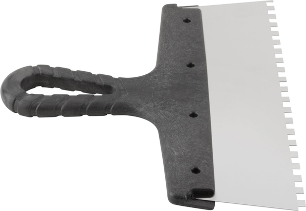 Шпатель Курс Фасадный нержавеющий зубчатый 250мм / 06607