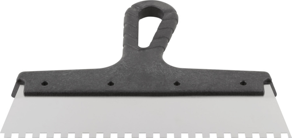 Шпатель Курс Фасадный нержавеющий зубчатый 250мм / 06607