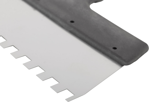 Шпатель Курс Фасадный нержавеющий зубчатый 250мм / 06608