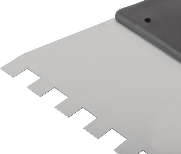 Шпатель Курс Фасадный нержавеющий зубчатый 250мм / 06608