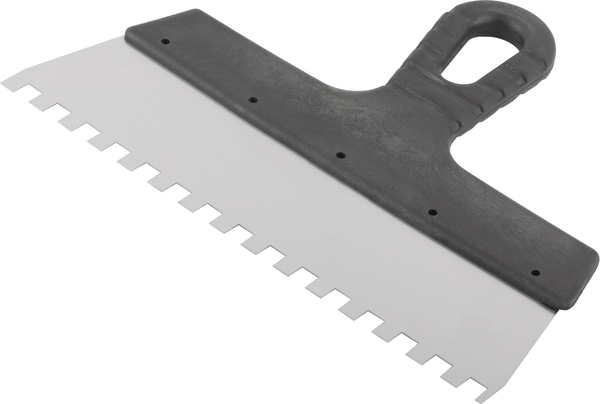 Шпатель Курс Фасадный нержавеющий зубчатый 250мм / 06608