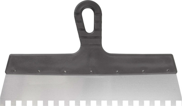 Шпатель Курс Фасадный нержавеющий зубчатый 350мм / 06615 - фото