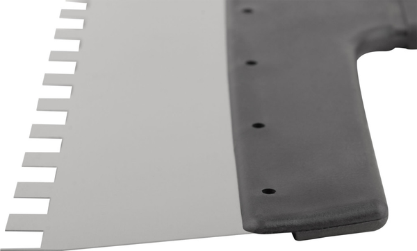 Шпатель Курс Фасадный нержавеющий зубчатый 350мм / 06615