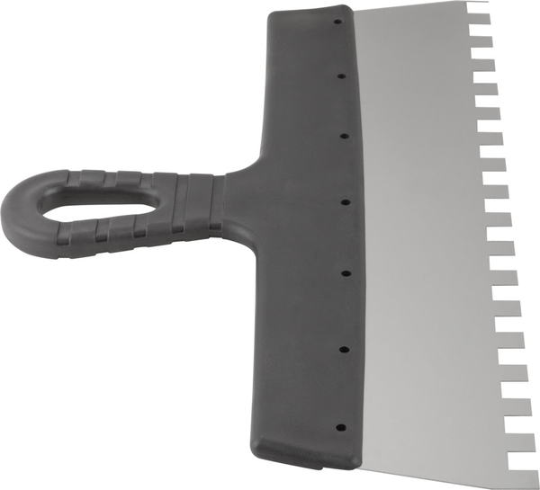 Шпатель Курс Фасадный нержавеющий зубчатый 350мм / 06615