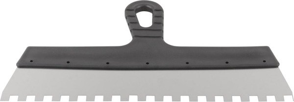 Шпатель Курс Фасадный нержавеющий зубчатый 350мм / 06615