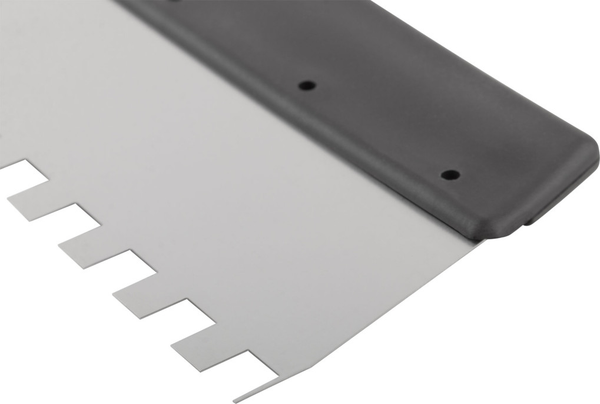 Шпатель Курс Фасадный нержавеющий зубчатый 350мм / 06615