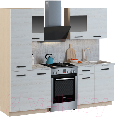 Кухонный гарнитур Genesis Мебель Алиса Loft 1750 - фото