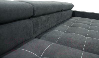 Диван угловой Mio Tesoro Hemmet 4УСПЗм (Evento Carbon Black)