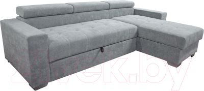 Диван угловой Mio Tesoro Hemmet 4УСПЗм (Santos Light Grey) - фото
