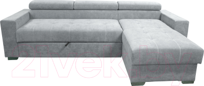 Диван угловой Mio Tesoro Hemmet 4УСПЗм (Santos Light Grey)