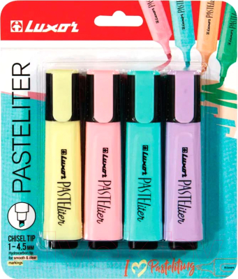 Набор маркеров Luxor Pasteliter / 4020P/4BC - фото