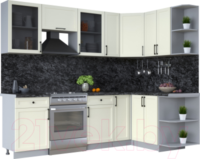 Готовая кухня Интерлиния Тренд 1.5x2.5 правая - фото