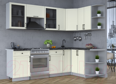 Готовая кухня Интерлиния Тренд 1.5x2.5 правая