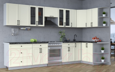 Готовая кухня Интерлиния Тренд 1.5x3.5 правая