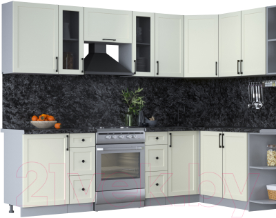 Готовая кухня Интерлиния Тренд 1.7x2.7 правая - фото