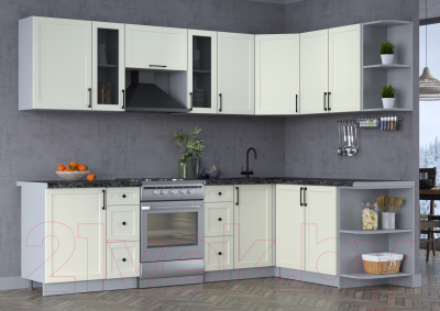 Готовая кухня Интерлиния Тренд 1.7x2.7 правая