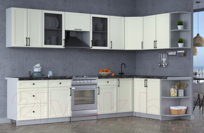 Готовая кухня Интерлиния Тренд 1.7x3.2 правая