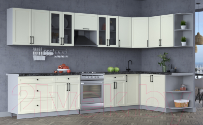 Готовая кухня Интерлиния Тренд 1.7x3.6 правая