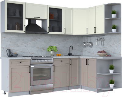 Готовая кухня Интерлиния Тренд 1.5x2.5 правая - фото