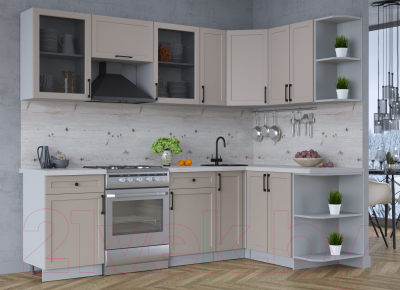 Готовая кухня Интерлиния Тренд 1.5x2.5 правая