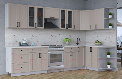 Готовая кухня Интерлиния Тренд 1.5x3.3 правая