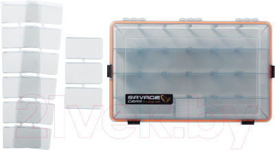 Коробка рыболовная Savage Gear WP Lurebox 6B Smoke / 74226 - фото