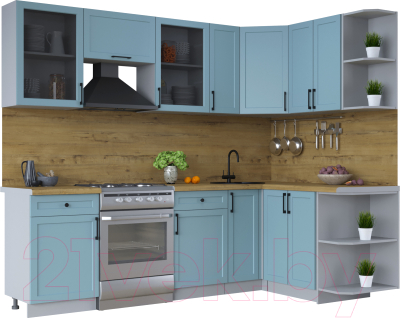 Готовая кухня Интерлиния Тренд 1.5x2.5 правая - фото