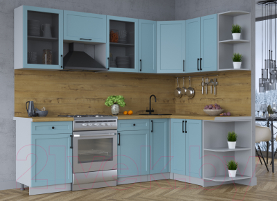 Готовая кухня Интерлиния Тренд 1.5x2.5 правая