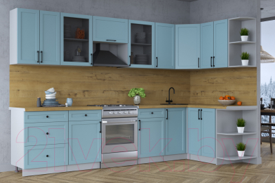 Готовая кухня Интерлиния Тренд 1.5x3.2 правая