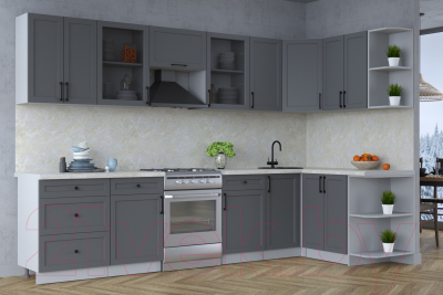 Готовая кухня Интерлиния Тренд 1.5x3.2 правая